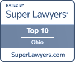 Super Lawyers Top 10 Ohio Badge