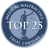 Medical Malpractice Top 25 Trial Lawyers Badge